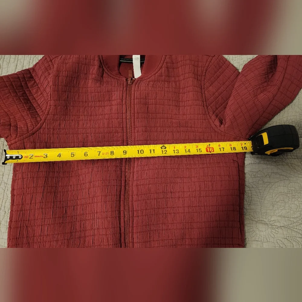 Lululemon Serene Travels Comber Reversible Jacket Mauve Womens 6 Bomber Style - Picture 7 of 11